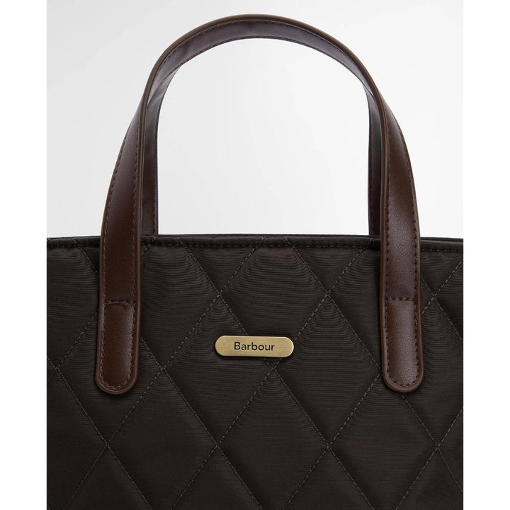 Barbour Mini-borsa Tote Trapuntata Olive Donna