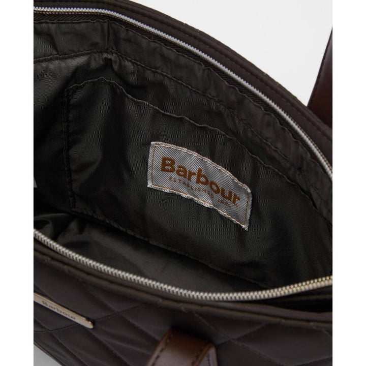 Barbour Mini-borsa Tote Trapuntata Olive Donna