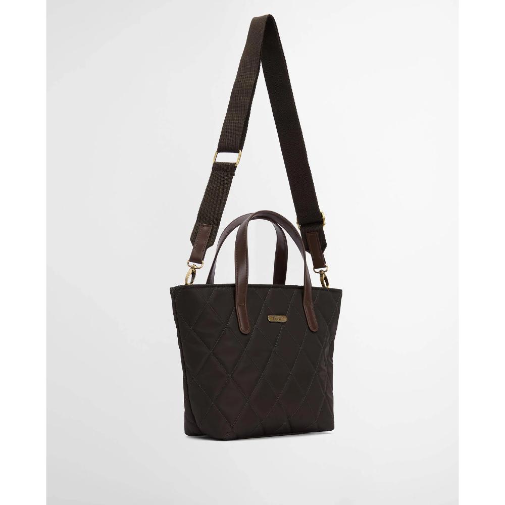 Barbour Mini-borsa Tote Trapuntata Olive Donna