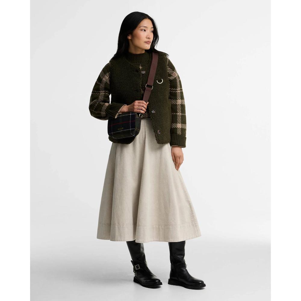 Barbour Mini Borsa a Tracolla Contine In Tartan Classic Tartan Donna