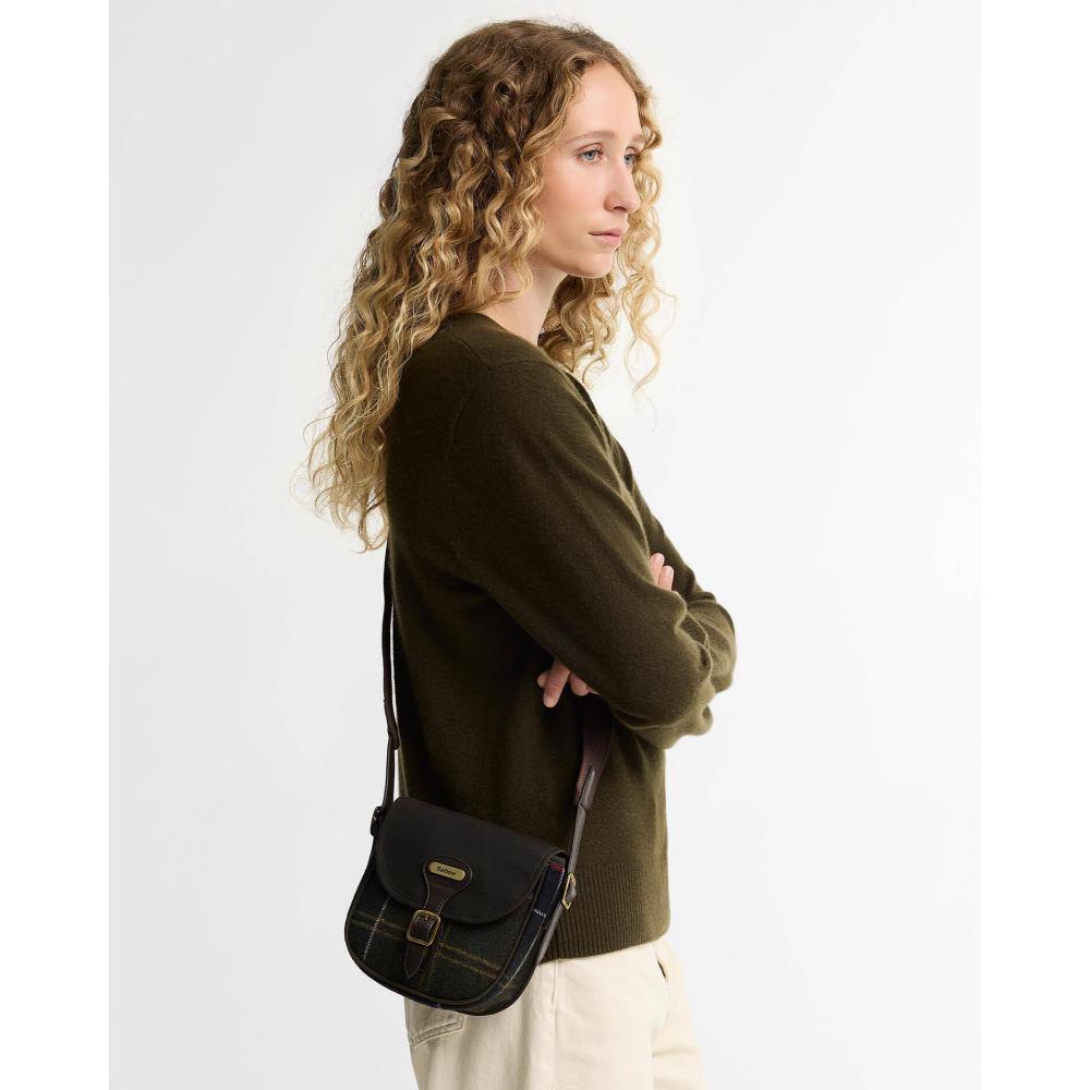Barbour Mini Borsa a Tracolla Whitley in Tartan Classic Tartan Donna