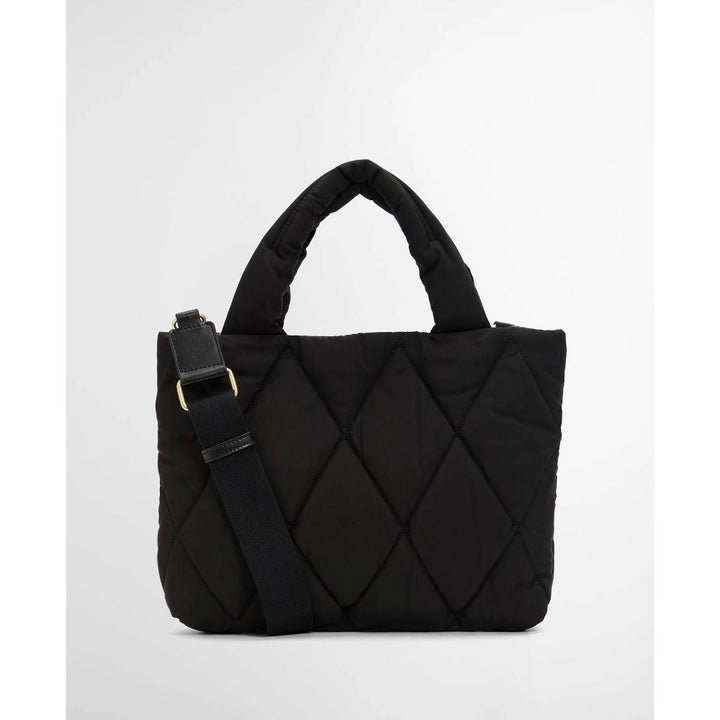Barbour Mini Borsa Tote Trapuntata Connie Black Donna
