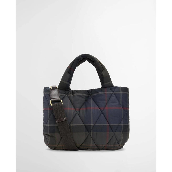 Barbour Mini Borsa Tote Trapuntata Arlene In Tartan Shadow Classic Tartan Donna