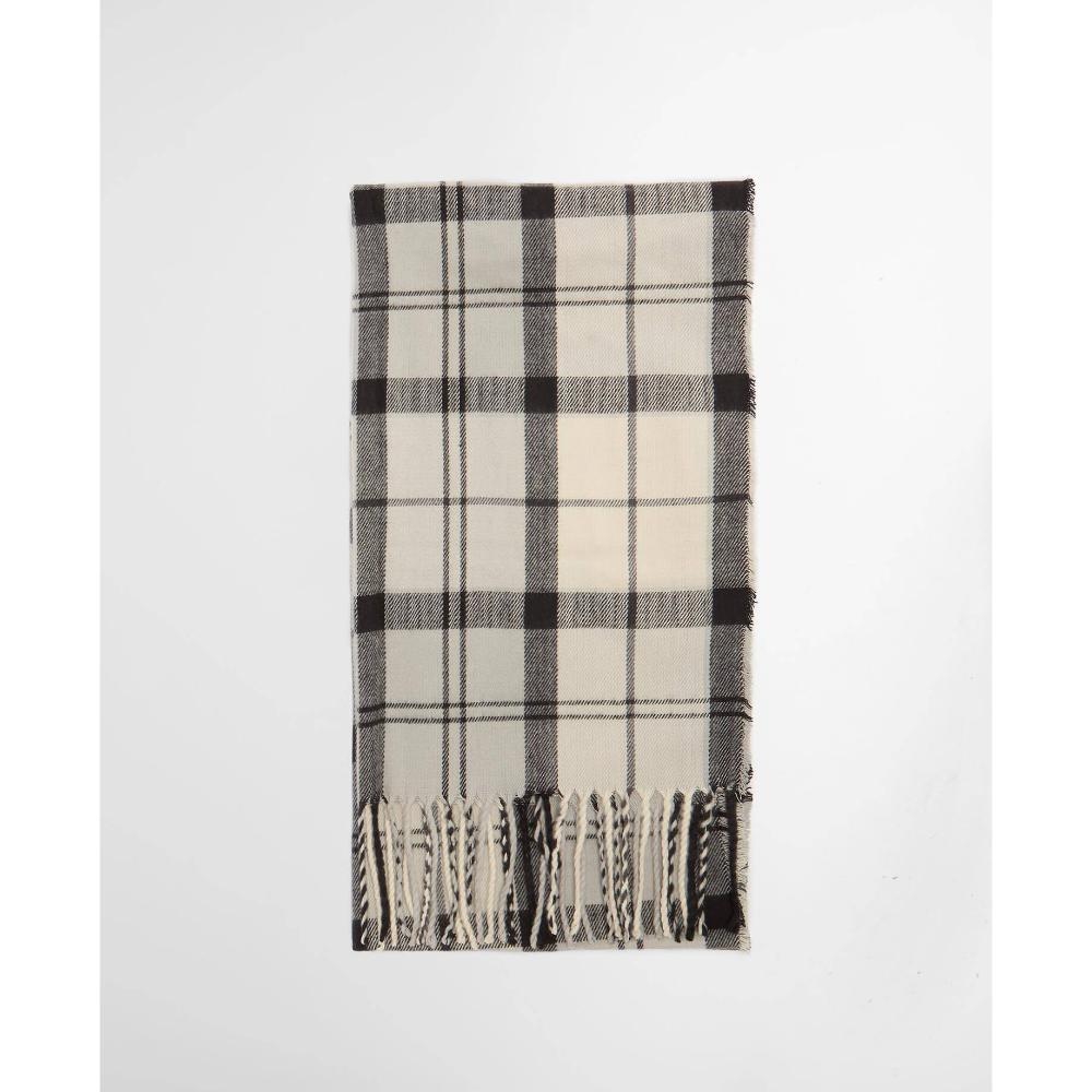 Barbour Set Regalo Berretto Dover & Sciarpa Hailes Monochrome Tartan Donna