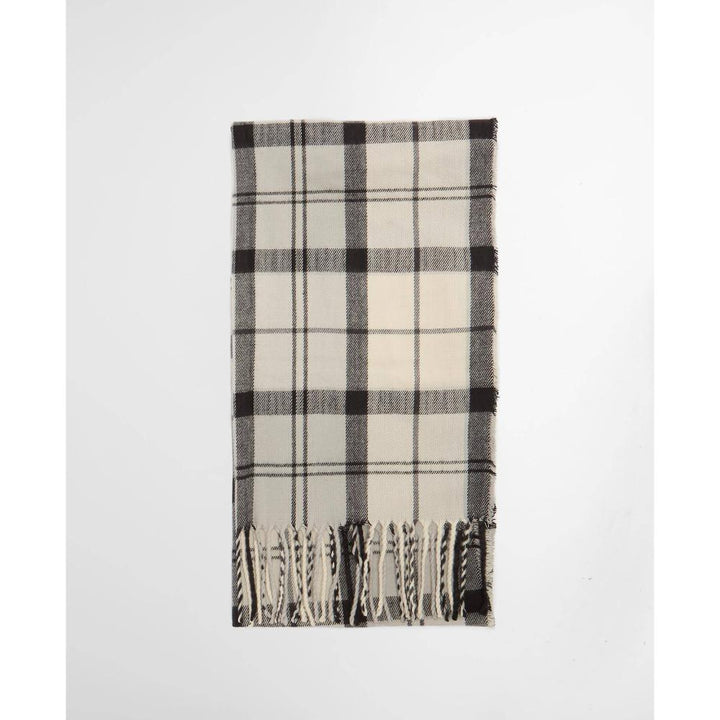 Barbour Set Regalo Berretto Dover & Sciarpa Hailes Monochrome Tartan Donna