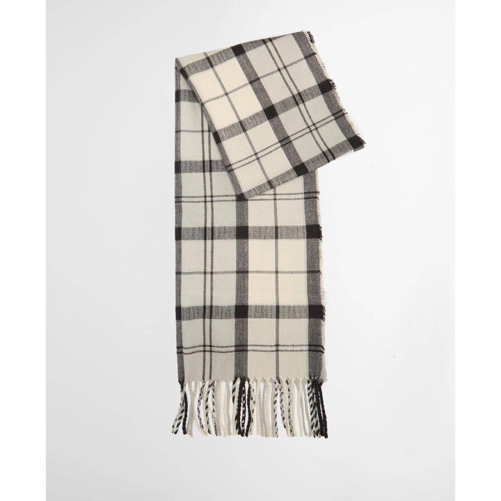 Barbour Set Regalo Berretto Dover & Sciarpa Hailes Monochrome Tartan Donna