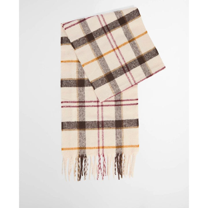 Barbour Set Regalo Berretto e Sciarpa Olivia Light Muted Tartan Donna