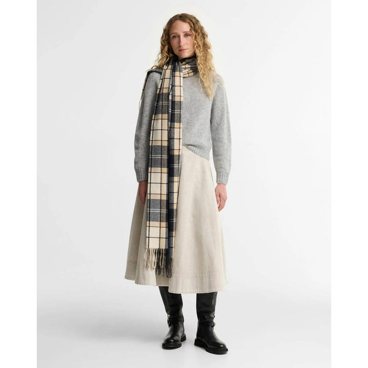 Barbour Mantella Stanway Lt Birchwood Dress Tartan Donna