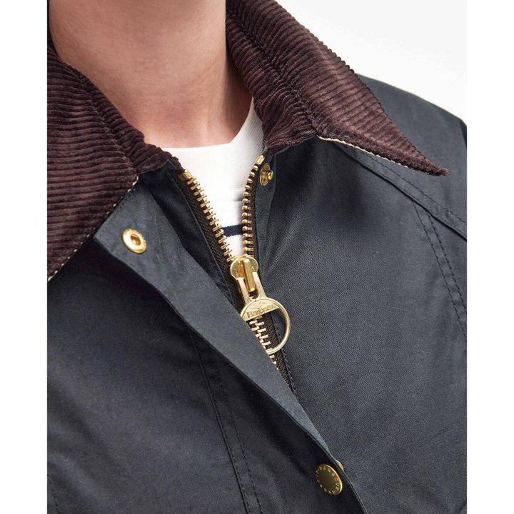 Barbour Giacca Cerata Modern Beadnell Sage Ancient Donna