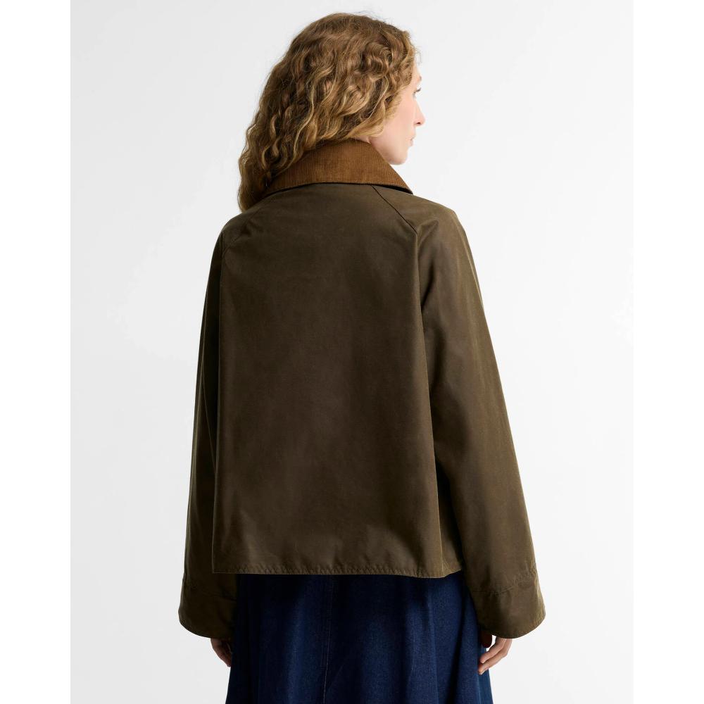Barbour Giacca Cerata Modern Spey Icons Beech Birchwood Donna