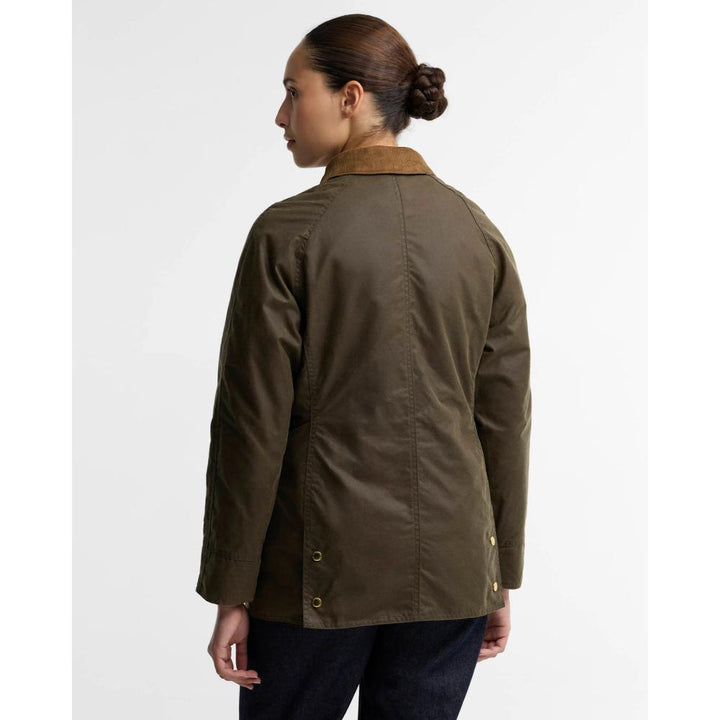 Barbour Giacca Cerata Beadnell Icons Beech Birchwood Donna