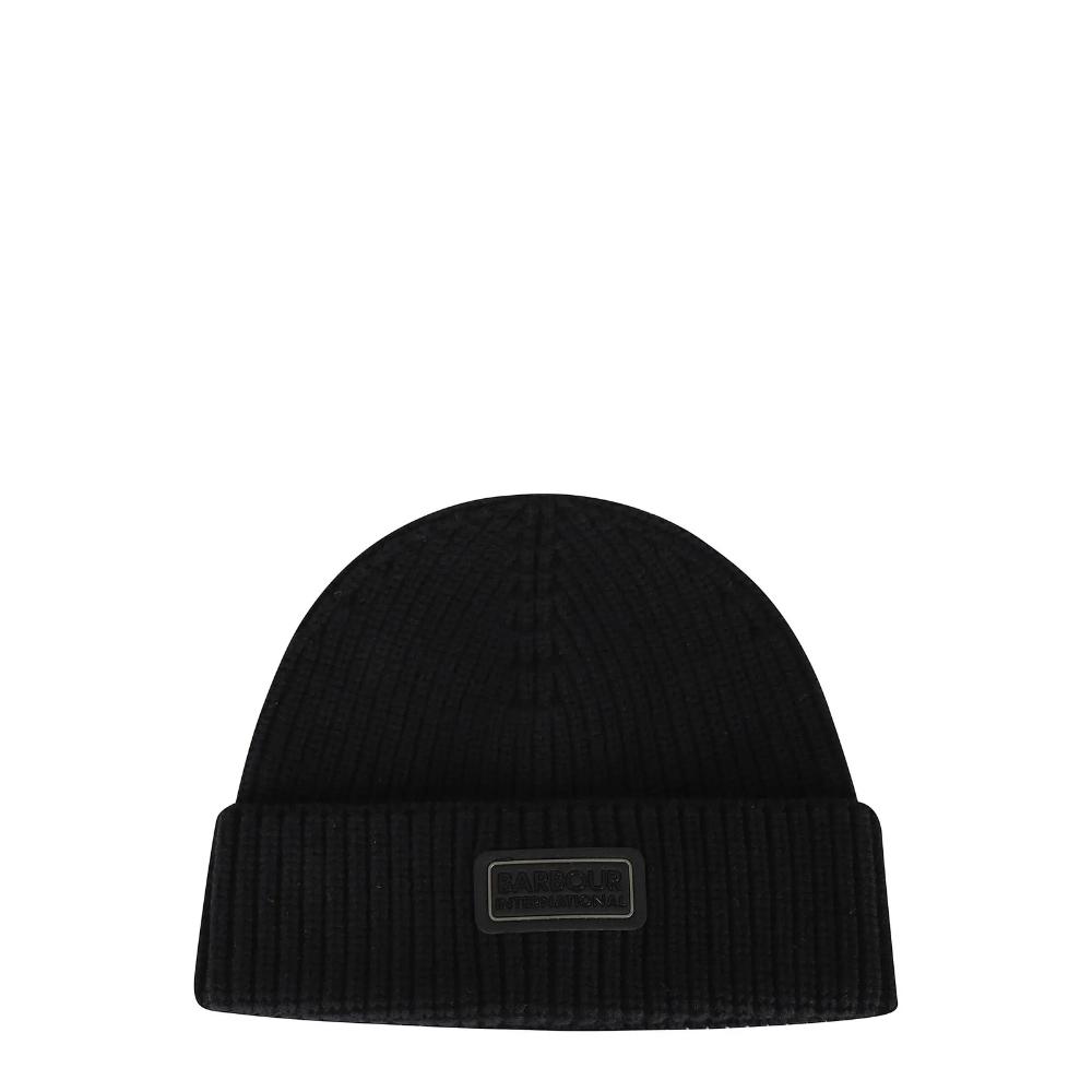 Barbour Weeper Beanie & Scarf Set Black Uomo