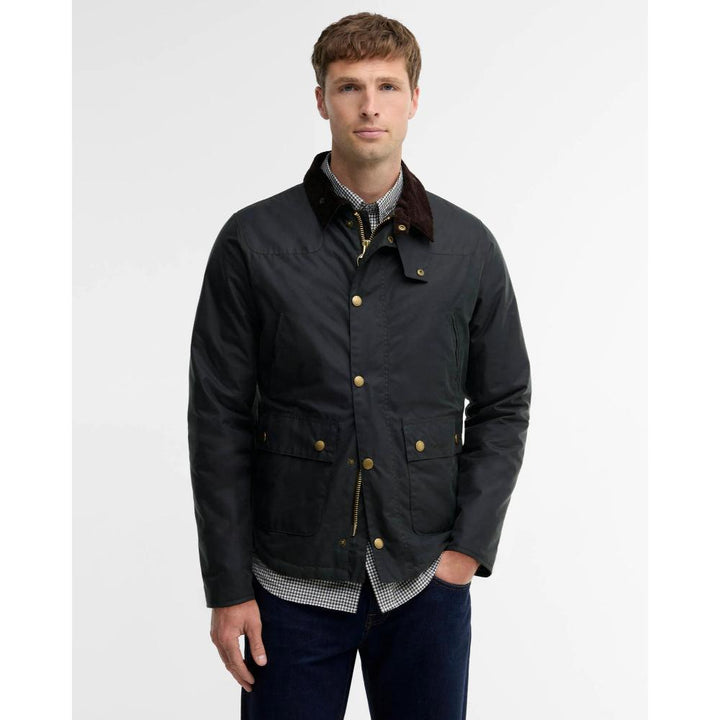 Barbour Giubbotto Reelin Wax sage