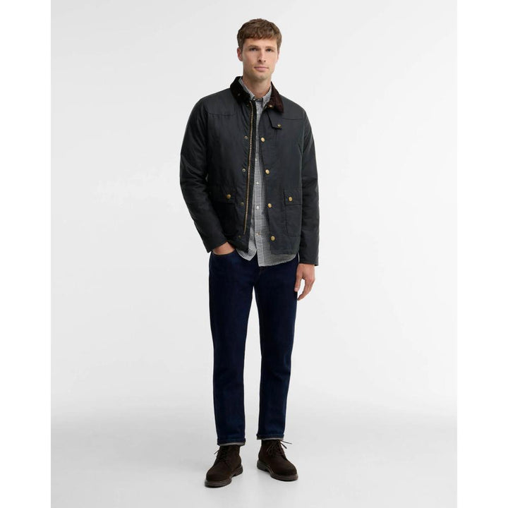 Barbour Giubbotto Reelin Wax sage