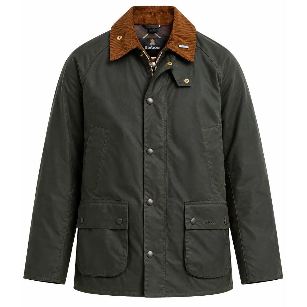 Barbour Giacca Festive Ashby Wax Sage Evergreen Uomo