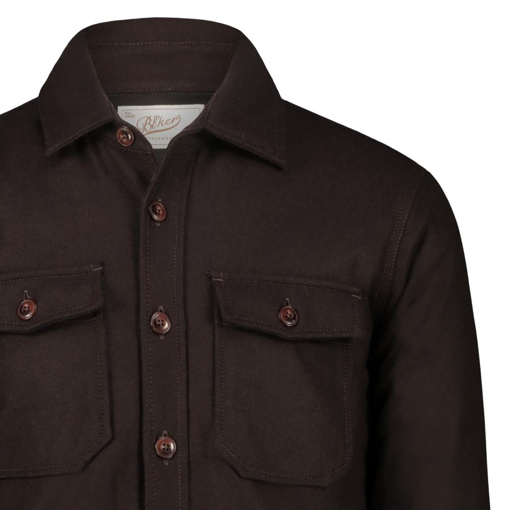 Bl'ker Camicia Over Denali in Lana con Fodera in Lana Imbottita