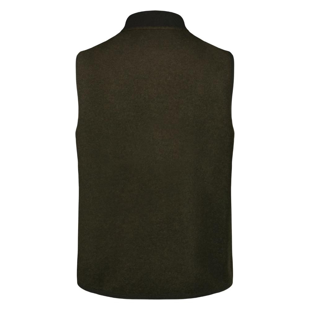 Blker Smanicato Wolf in Lana Cotta con Zip Green Uomo