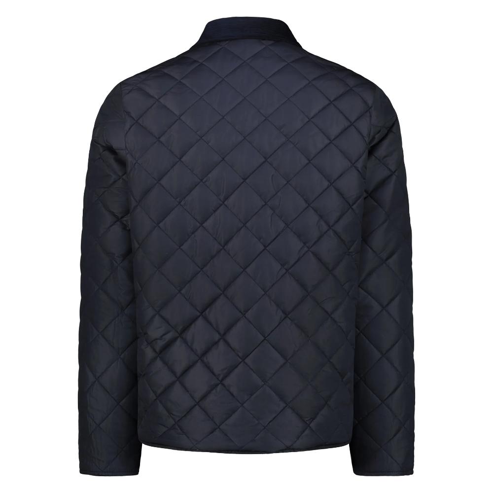 Blker Giacca Reversibile Elk in Lana con Zip Navy Uomo