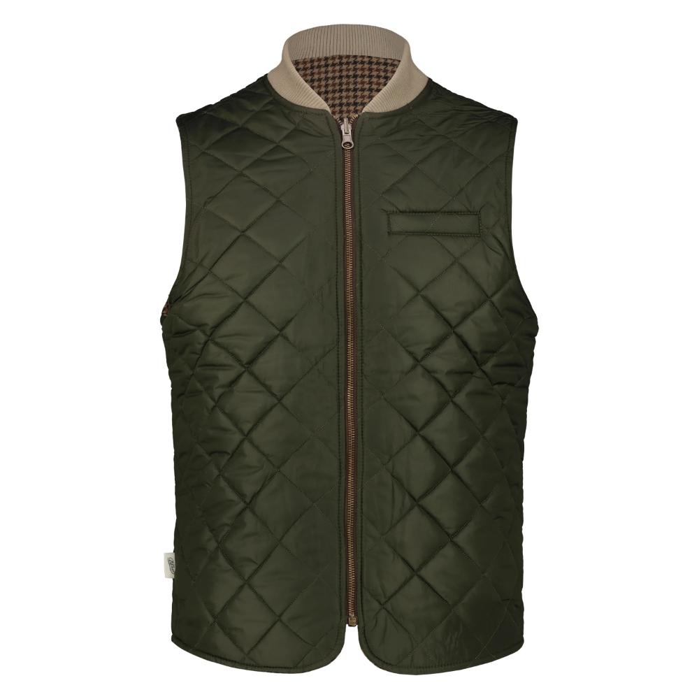 Smanicato Reversibile Owl in Lana Pied de Poule con Zip