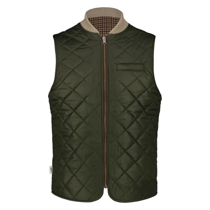 Smanicato Reversibile Owl in Lana Pied de Poule con Zip