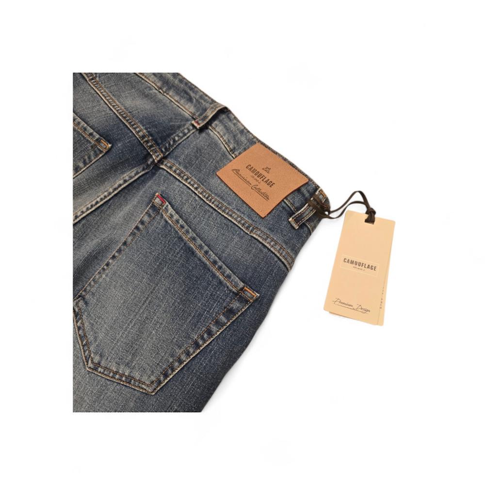 Camouflage Jeans Rocco Denim Medio Uomo