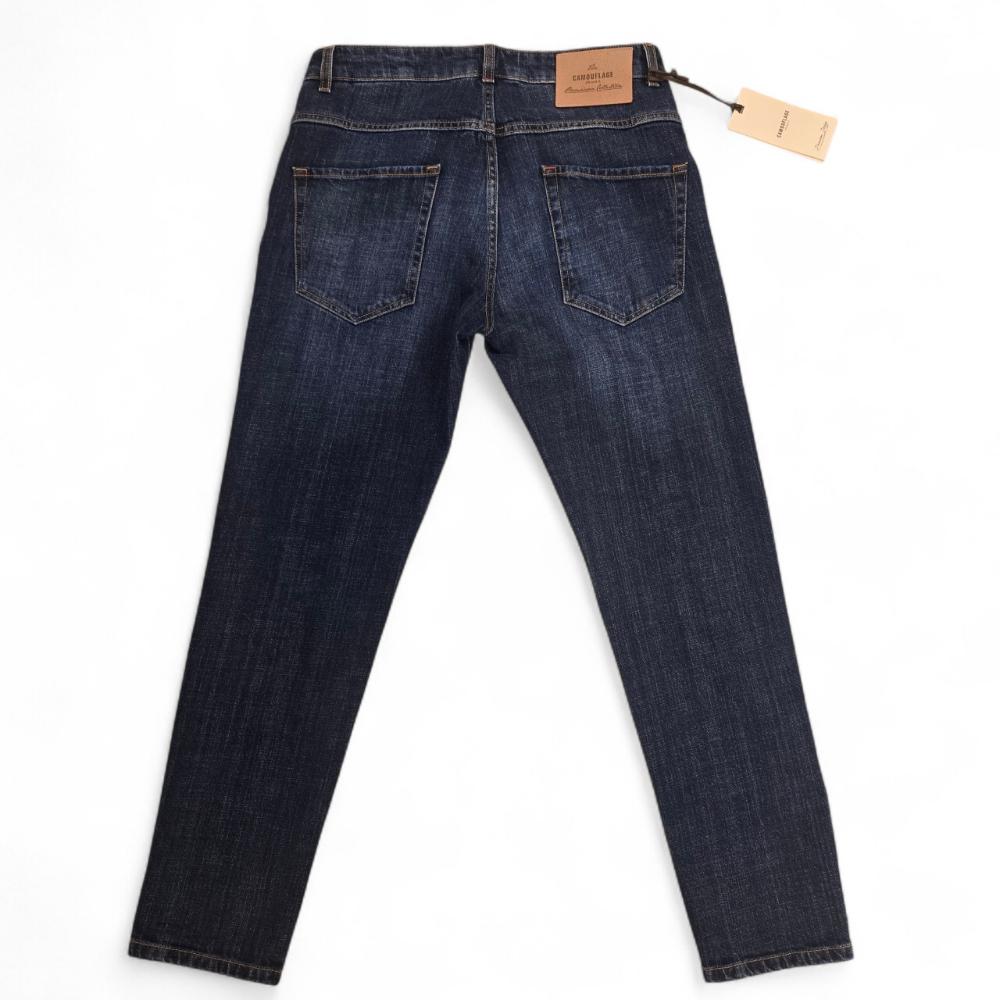 Camouflage Jeans Rocco Denim Blu Scuro Intenso Uomo