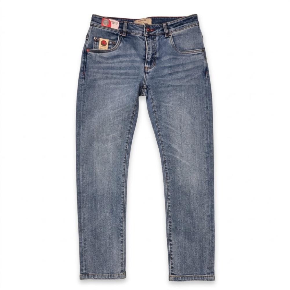 Camouflage Jeans Rocco Denim Blu Medio Chiaro Uomo