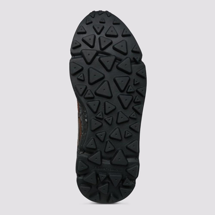 Flower Mountain Yamano 3 Sneakers Suede Tessuto Tecnico Grigio Marrone Nero Uomo