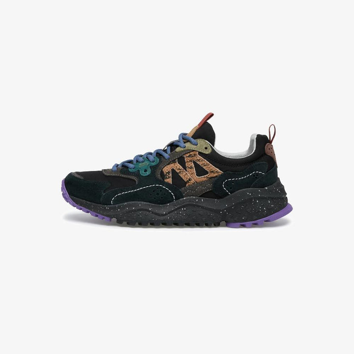 Flower Mountain Solin Uni Schwarz Violett Donna
