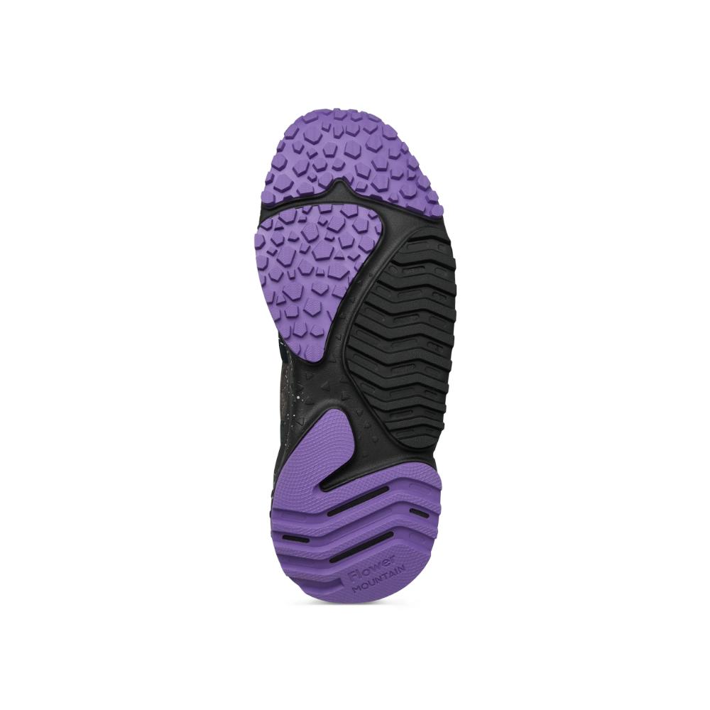 Flower Mountain Solin Uni Schwarz Violett Donna