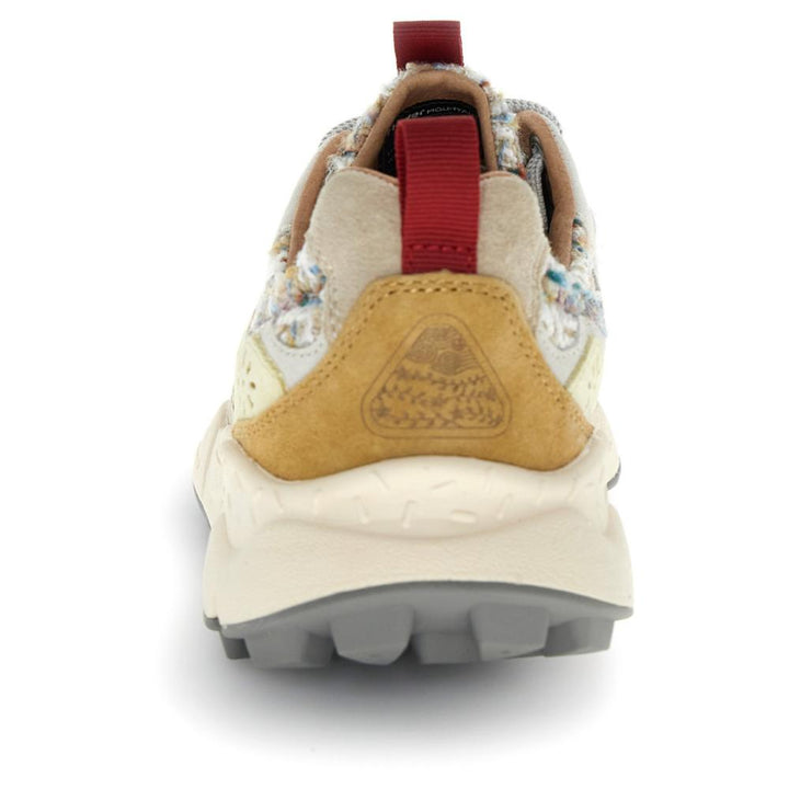 Flower Mountain Yamano 3 Suede Woolen Knitting Camel Beige Panna Donna