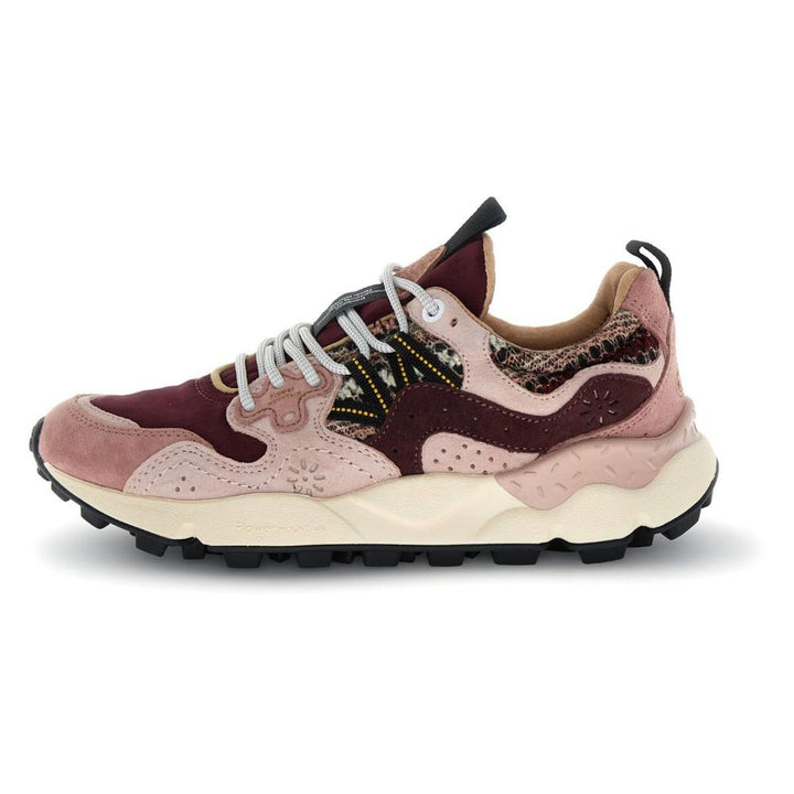 Flower Mountain Yamano 3 Suede Woolen Purple Pink Brown Donna
