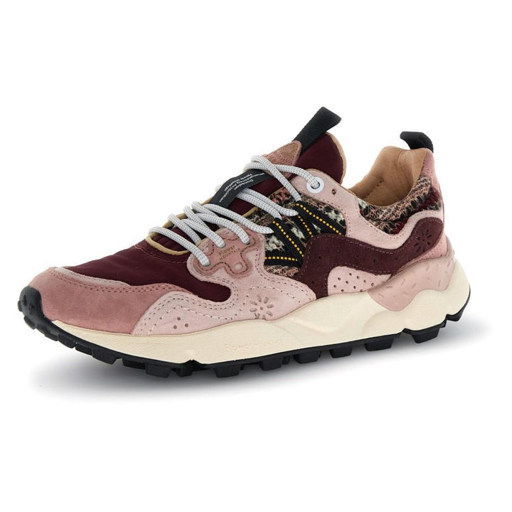 Flower Mountain Yamano 3 Suede Woolen Purple Pink Brown Donna