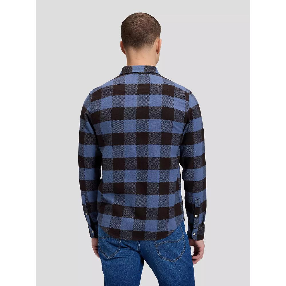 Lee Camicia Regular Clean Western Chocolate