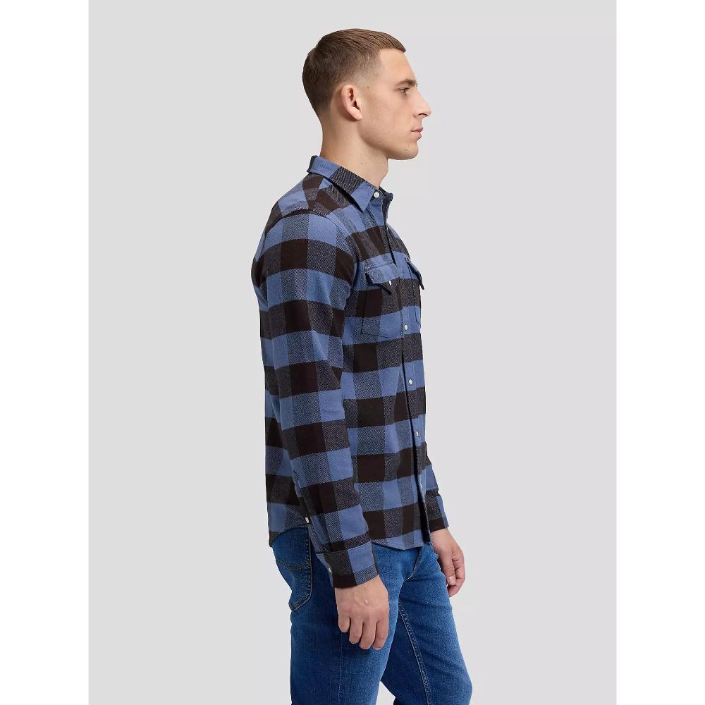 Lee Camicia Regular Clean Western Chocolate