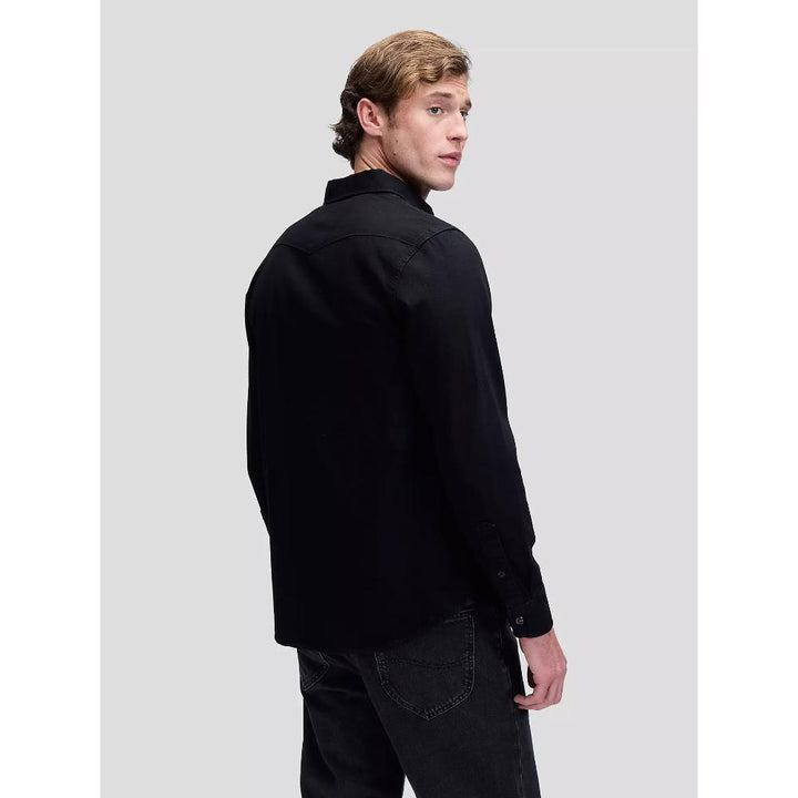 Lee Camicia Western Regular Lightweight Black