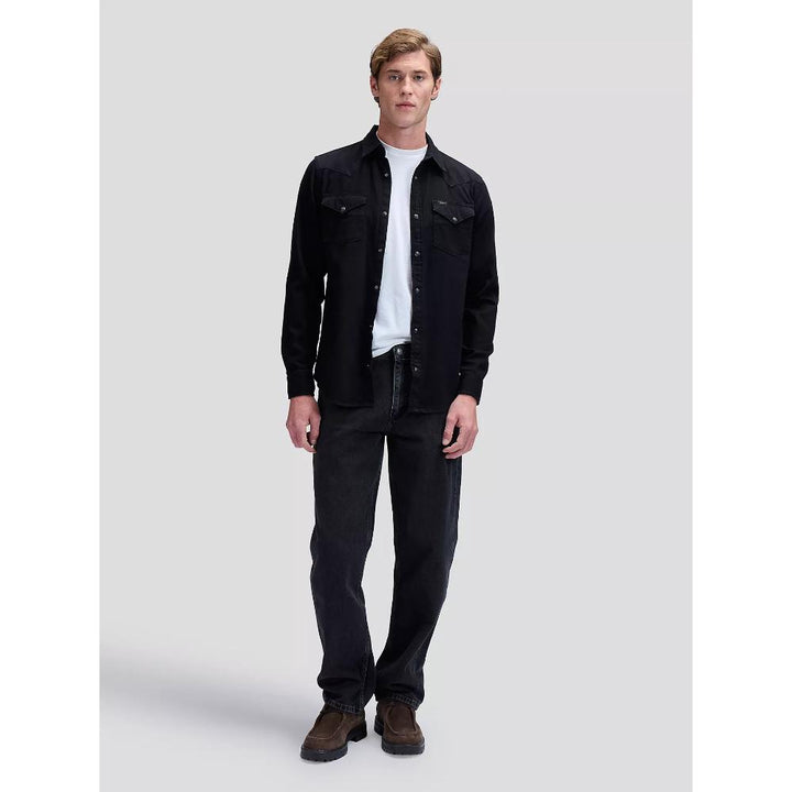 Lee Camicia Western Regular Lightweight Black