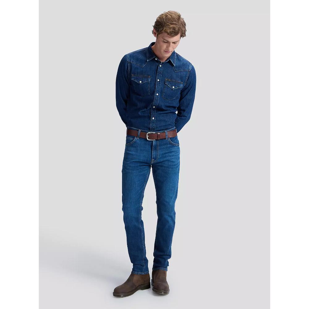 Lee Camicia Western Regular Lightweight Shirt Rinse