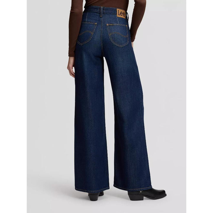 Lee Stella Wide Leg Jean Dark Navy Donna