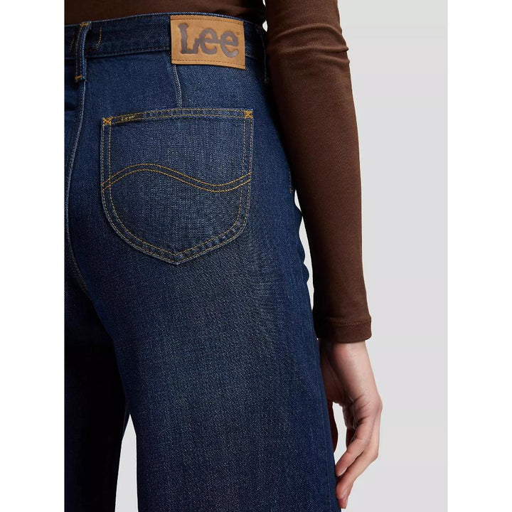 Lee Stella Wide Leg Jean Dark Navy Donna