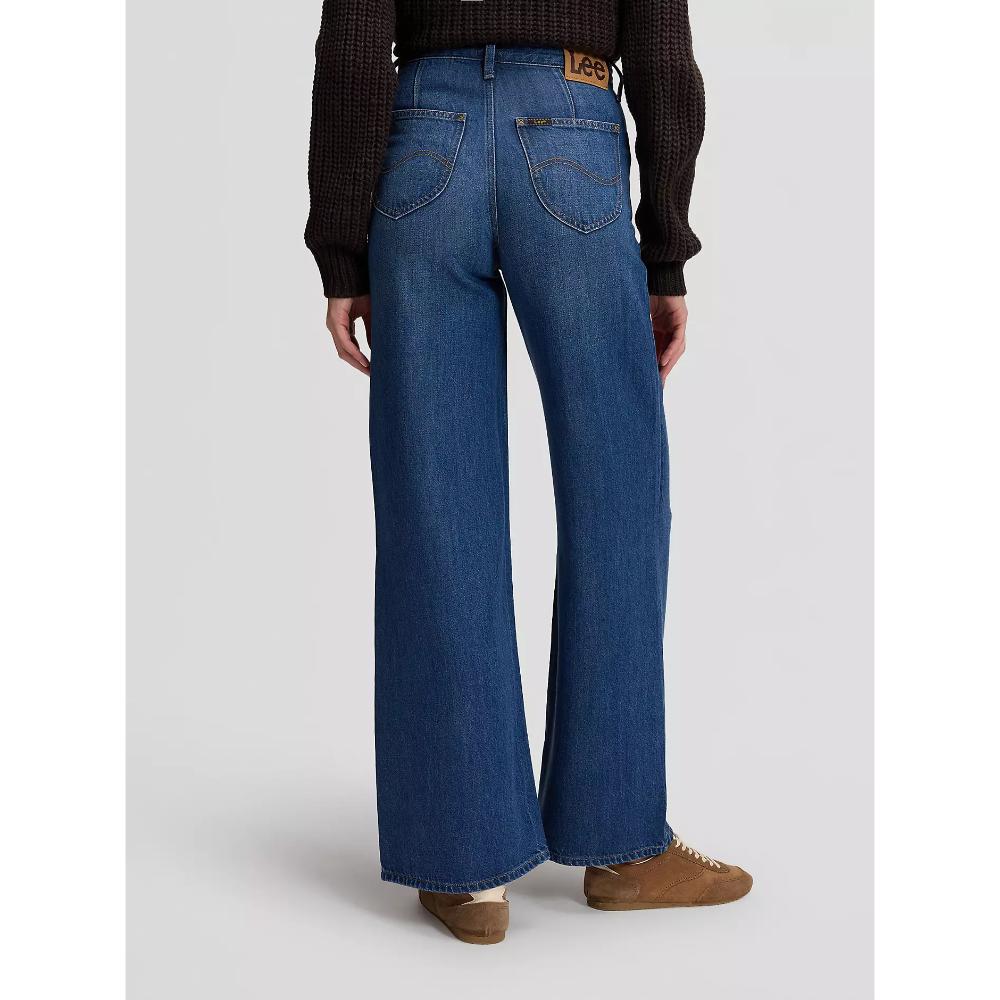 Lee Stella Wide Leg Jean Frosted Over Donna
