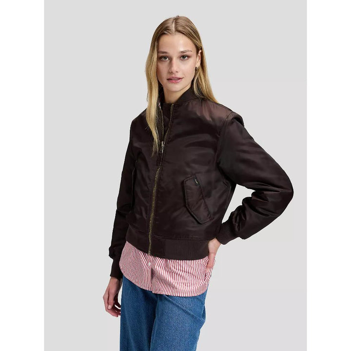 Lee Relaxed Bomber Jacket Chocolate Torte Donna