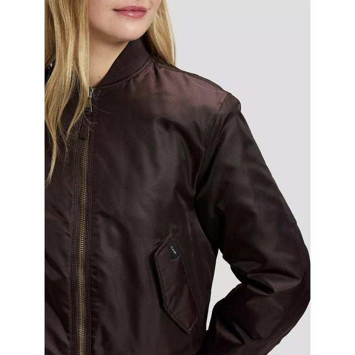 Lee Relaxed Bomber Jacket Chocolate Torte Donna