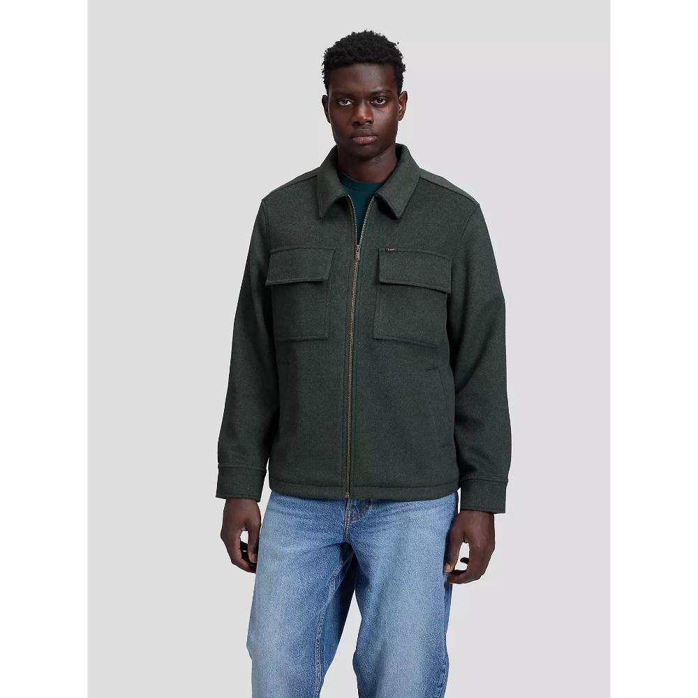 Lee Relaxed Utility Wool Jacket Deep Depths
