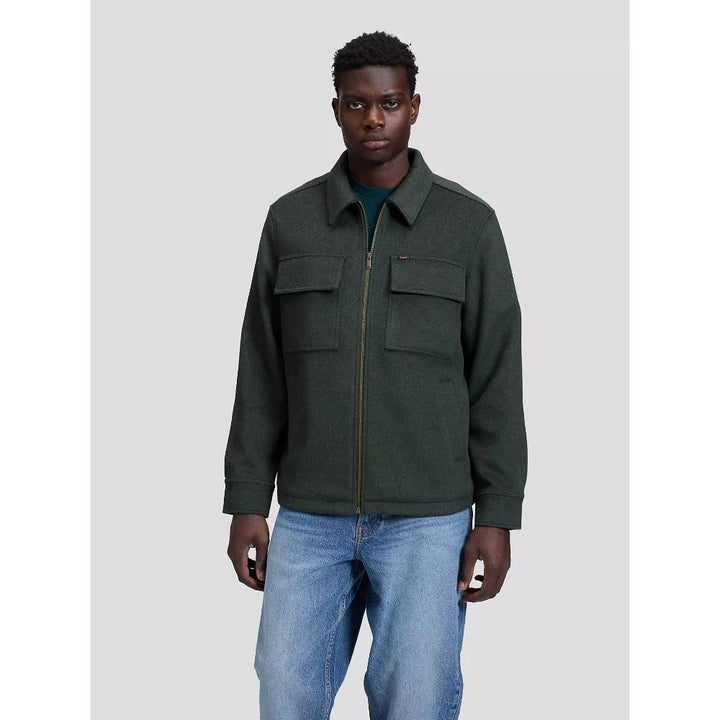 Lee Relaxed Utility Wool Jacket Deep Depths