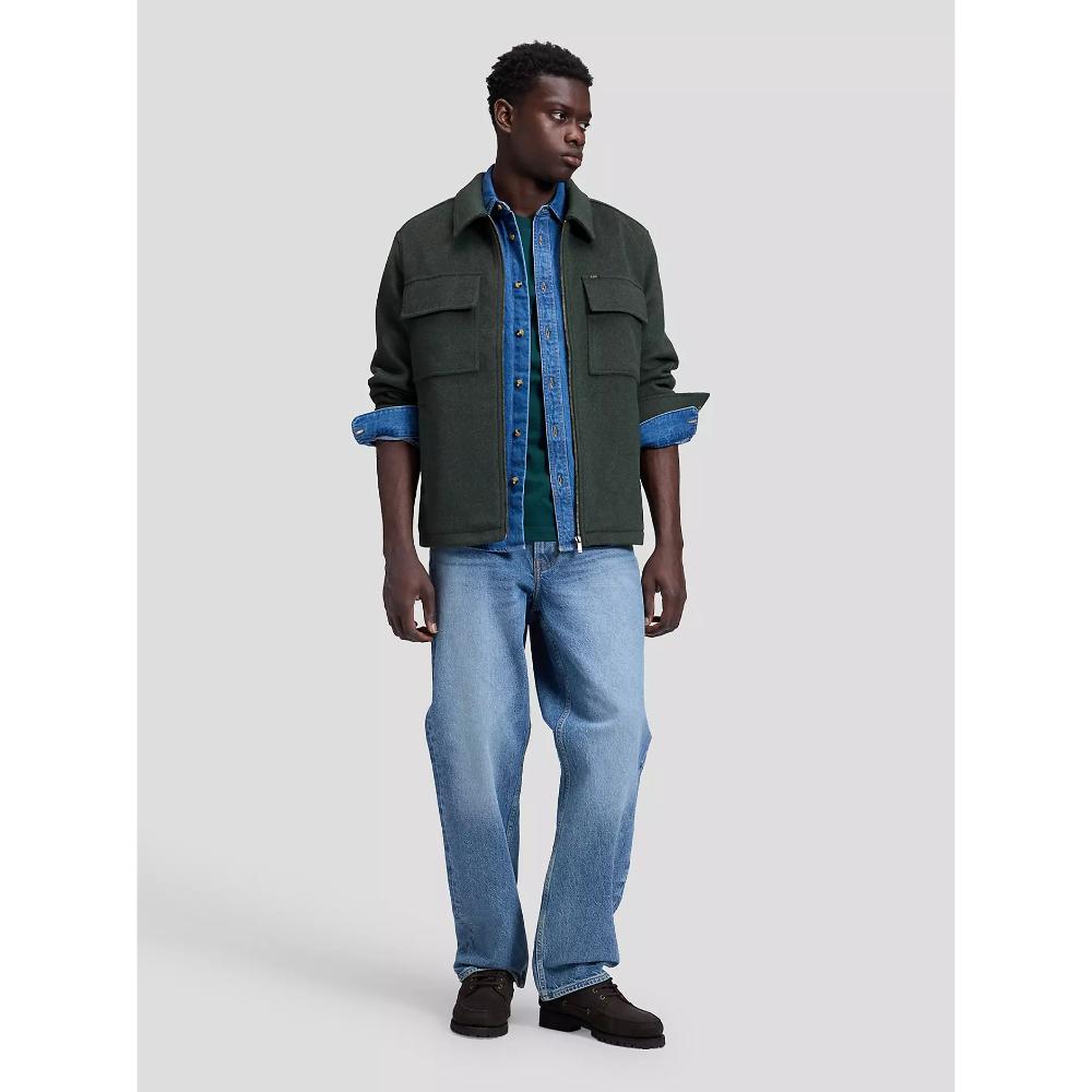 Lee Relaxed Utility Wool Jacket Deep Depths