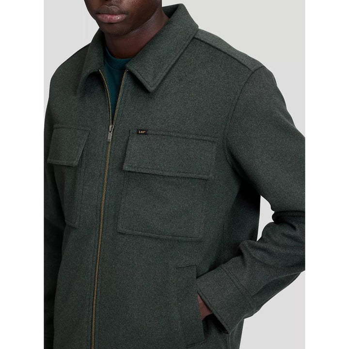 Lee Relaxed Utility Wool Jacket Deep Depths