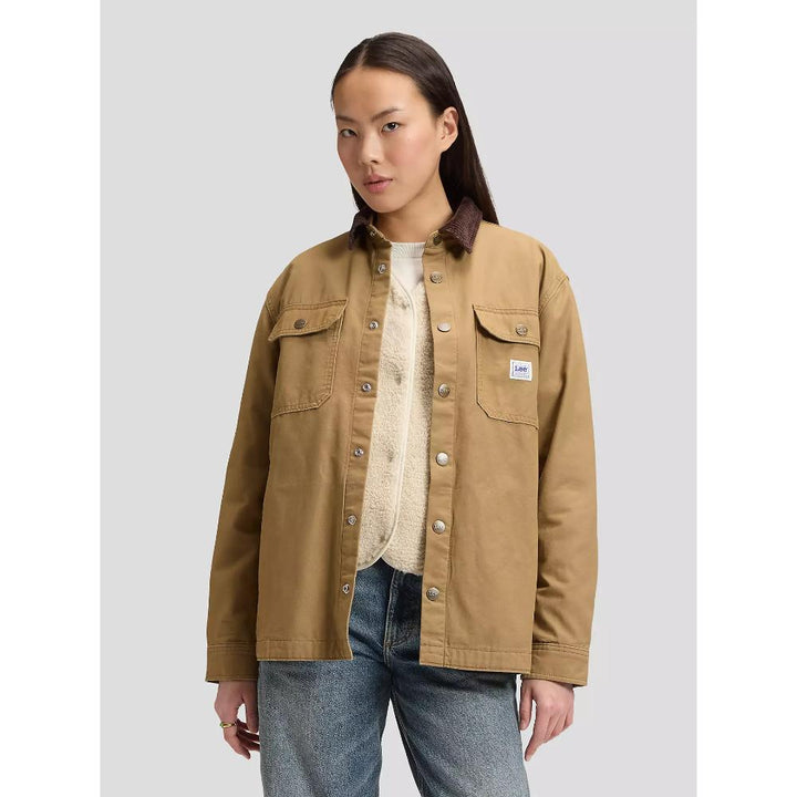 Lee Workwear Relaxed Overshirt Beige