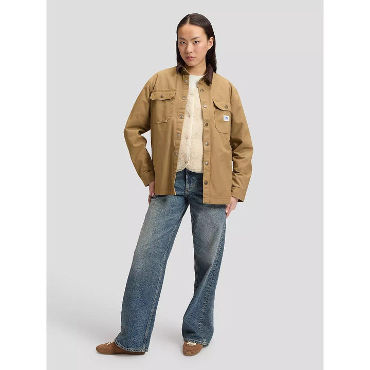 Lee Workwear Relaxed Overshirt Beige