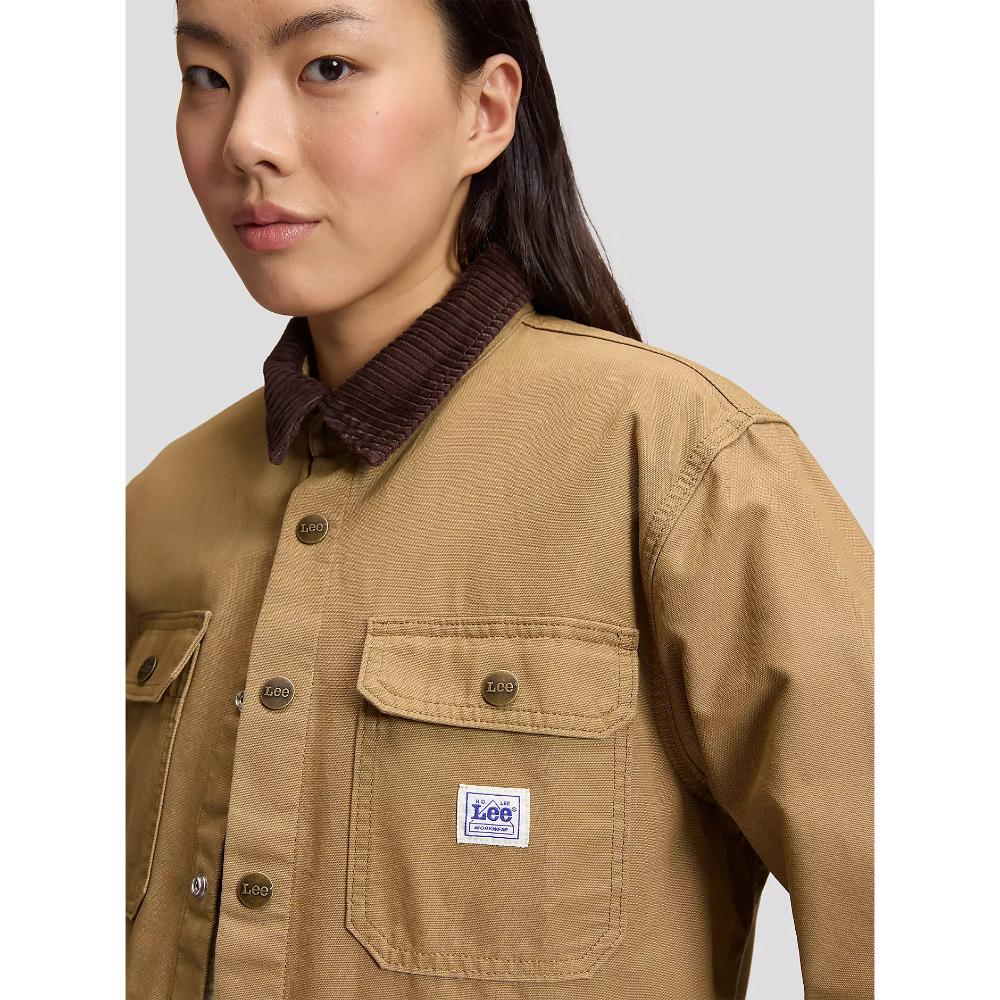 Lee Workwear Relaxed Overshirt Beige